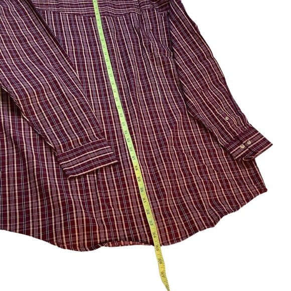 Crazy Cowboy Men's Long Sleeve Button Down Western Shirt Plaid Size XL - Picture 6 of 12